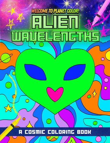 Alien Wavelengths coloring book