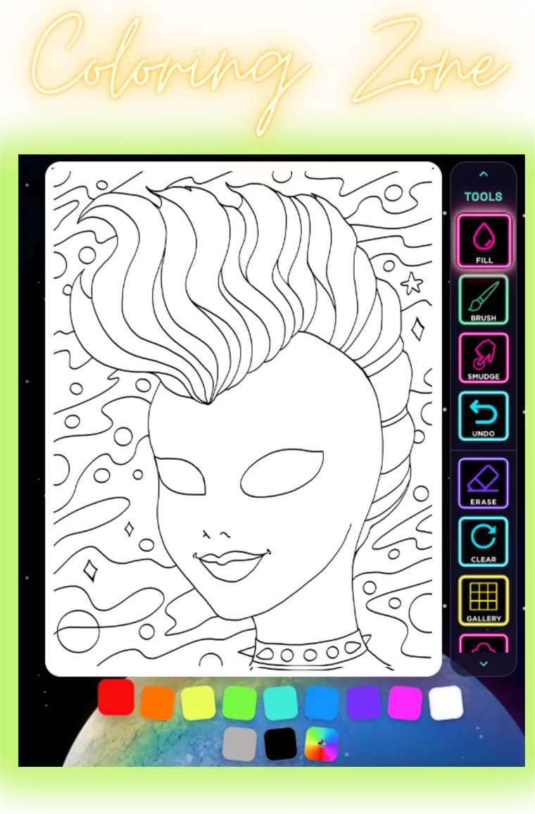 Coloring Zone preview